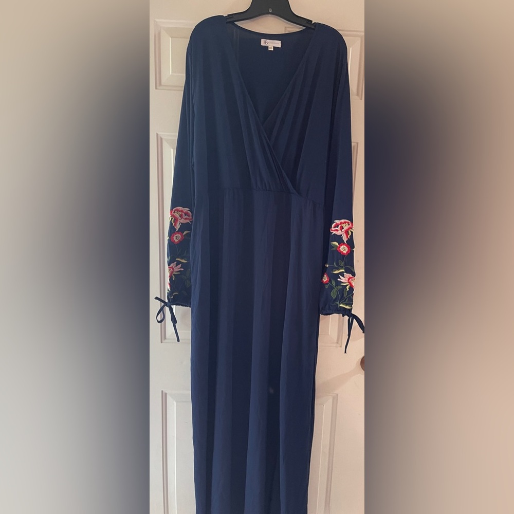 Hazel Blues Maxi Dress